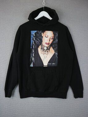 Aaliyah "Baby Girl" R&B Icon Hoodie Made in USA Medium